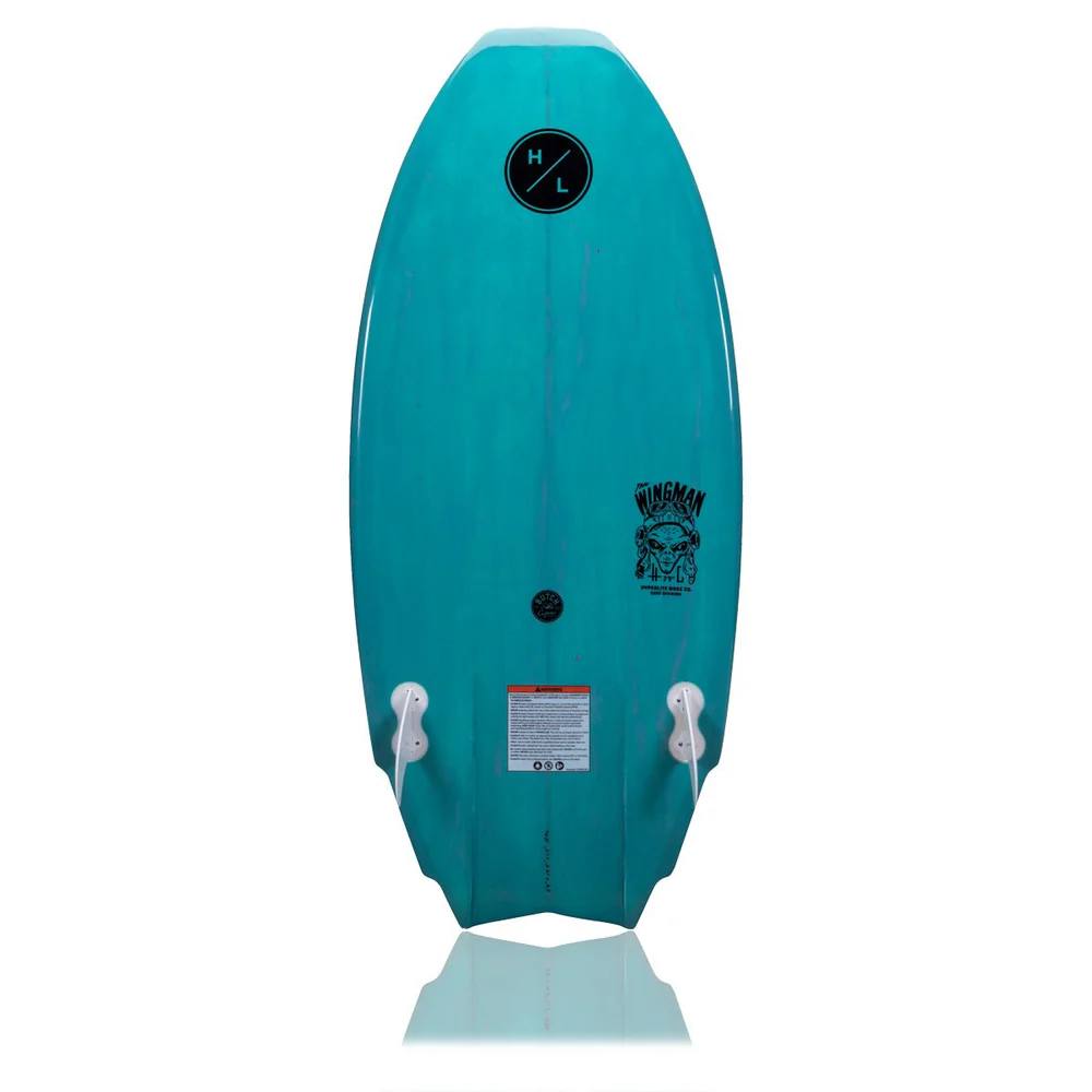 Hyperlite Wingman Kids 2024 wakesurf board, bottom side, SurfWhisperer Seattle