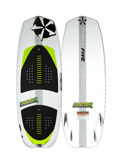 Phase 5 Doctor 2025 wakesurf board, top side