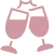 Icono organizacion evento Aniversario rosa