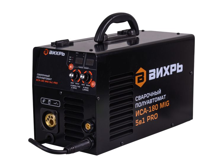 Сварочный полуавтомат Вихрь ИСА-180 MIG PRO 5 в 1