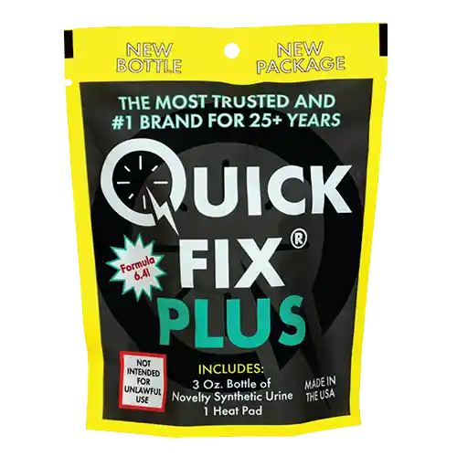 Quick Fix Plus Synthetic Urine 3 Ounce Bottle Kit New Improved Package Shop Pic