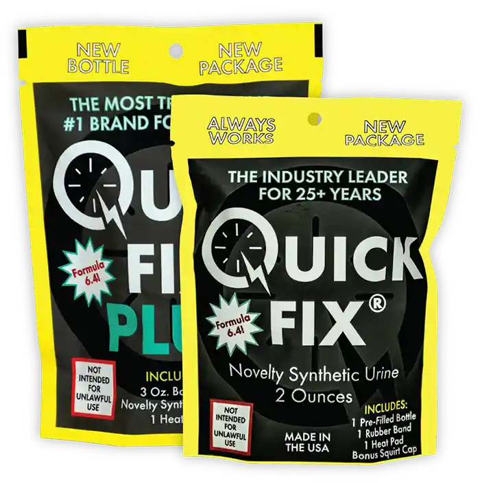 Quick Fix Synthetic Urine 2 Ounce and 3 Ounce Kits Home Page