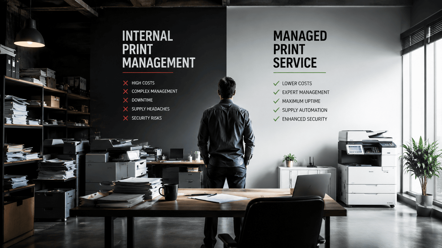Managed Print Services vs. In-House Printing
