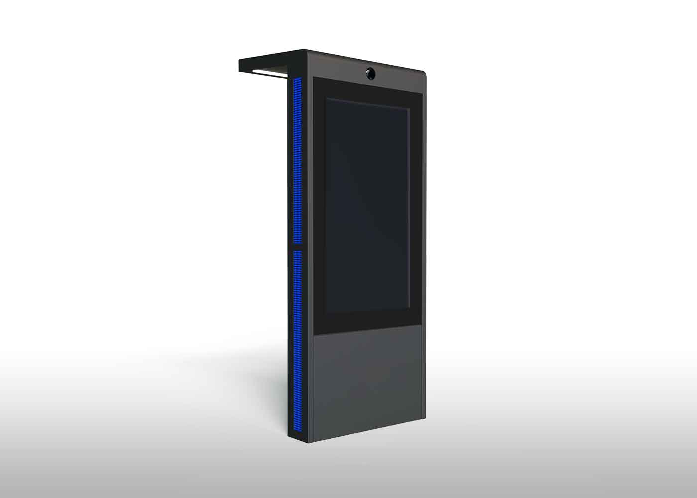 Terminal EXO multimedia autogestión cartelería seguridad monitoreo