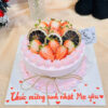 Bánh Sinh Nhật Kem Dâu Tươi - Sắc Hồng Ngọt Ngào the cati cake