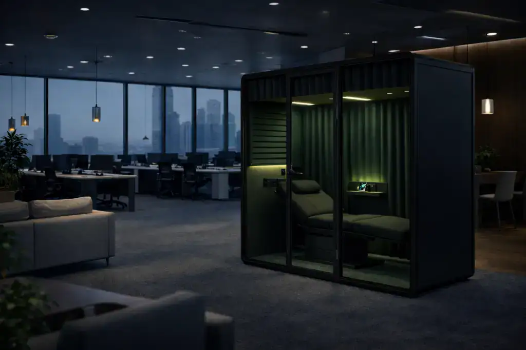 The Cocoon Private Rest Pod By Claritycastle