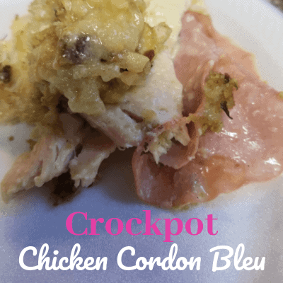 Crockpot Chicken Cordon Bleu