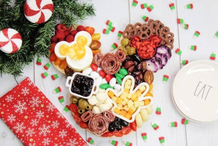 Oh Boy! The holidays are here and it's the perfect time to celebrate. Are you a Disney lover looking forward to celebrating with all of your pals? If so, make sure you make this festive Holiday Disney Charcuterie Board to enjoy this magical season!