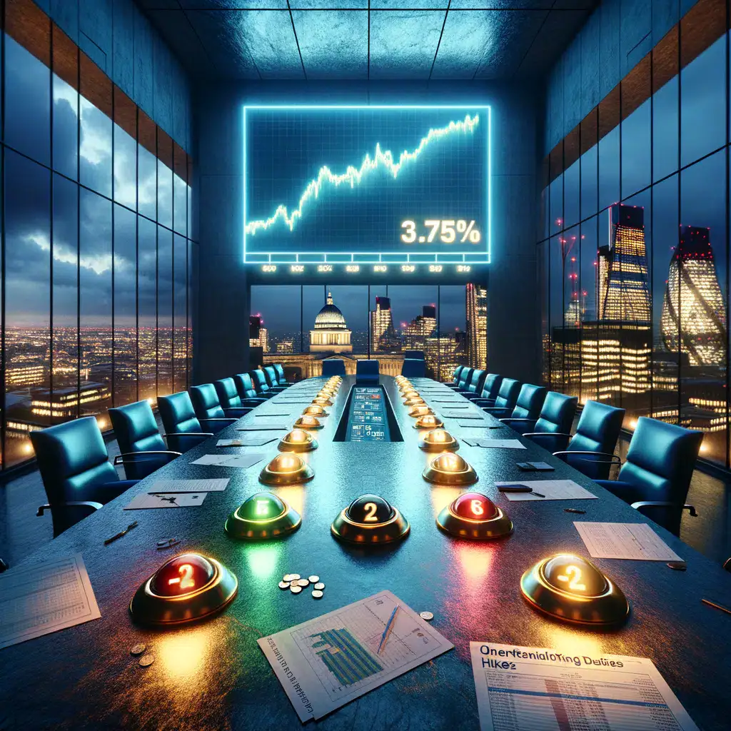 Bank of England Interest Rate Hold 3.75%