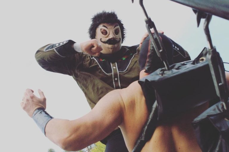 Empire Wrestling Federation match at the VFW Post on Hesperia Road