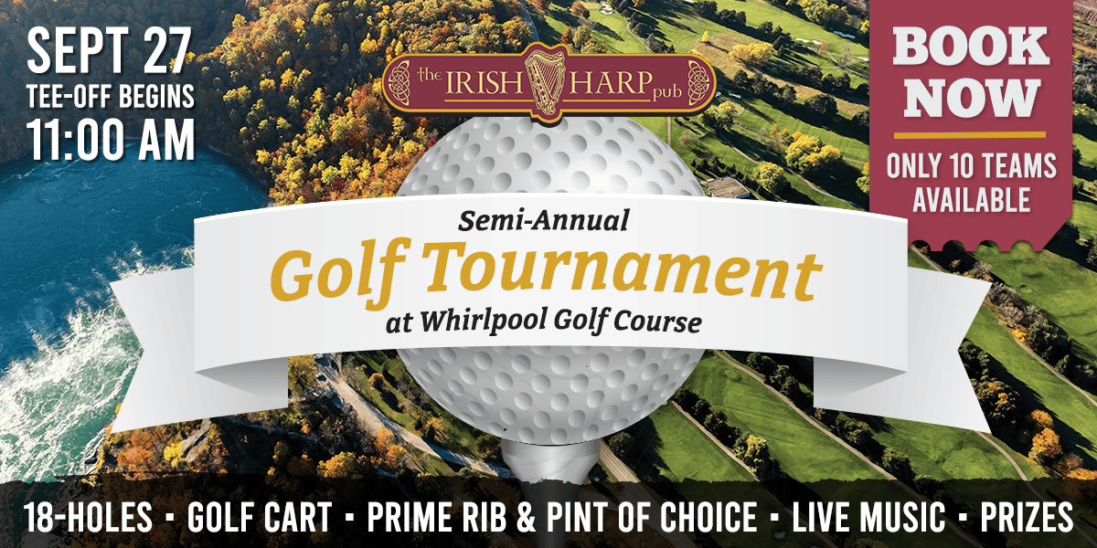 The Irish Harp Pub Whirlpool Golf Tournament