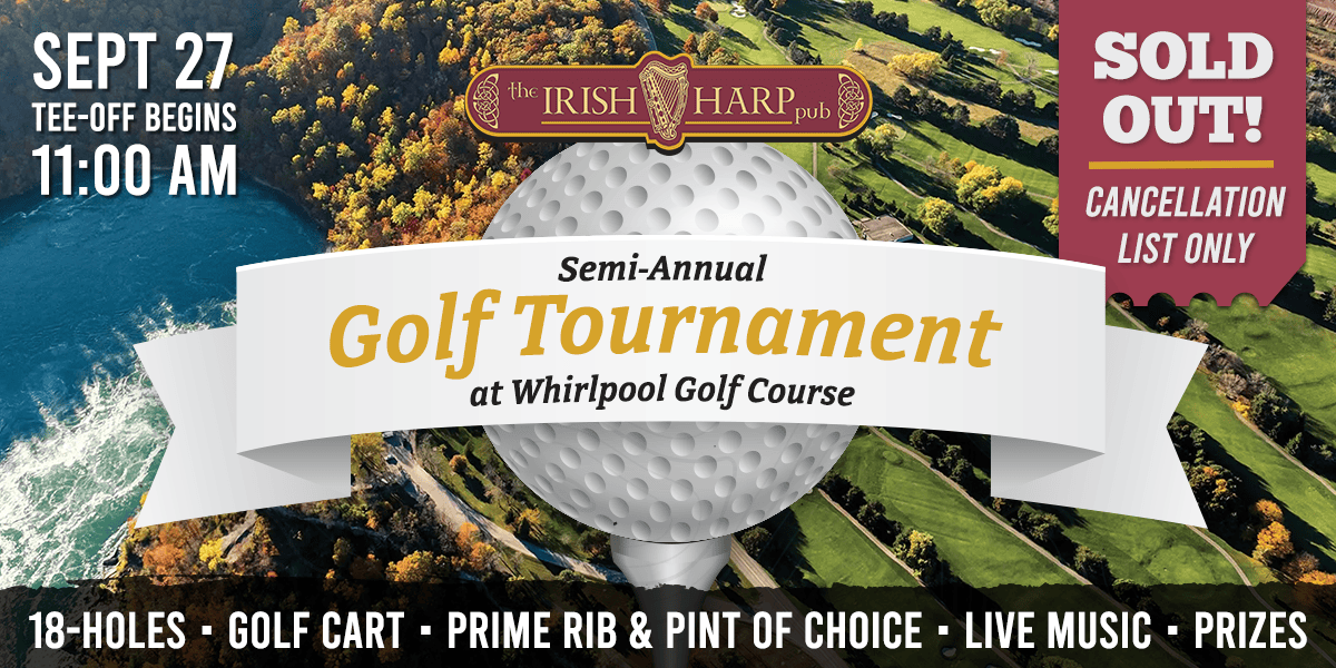 The Irish Harp Pub Whirlpool Golf Tournament