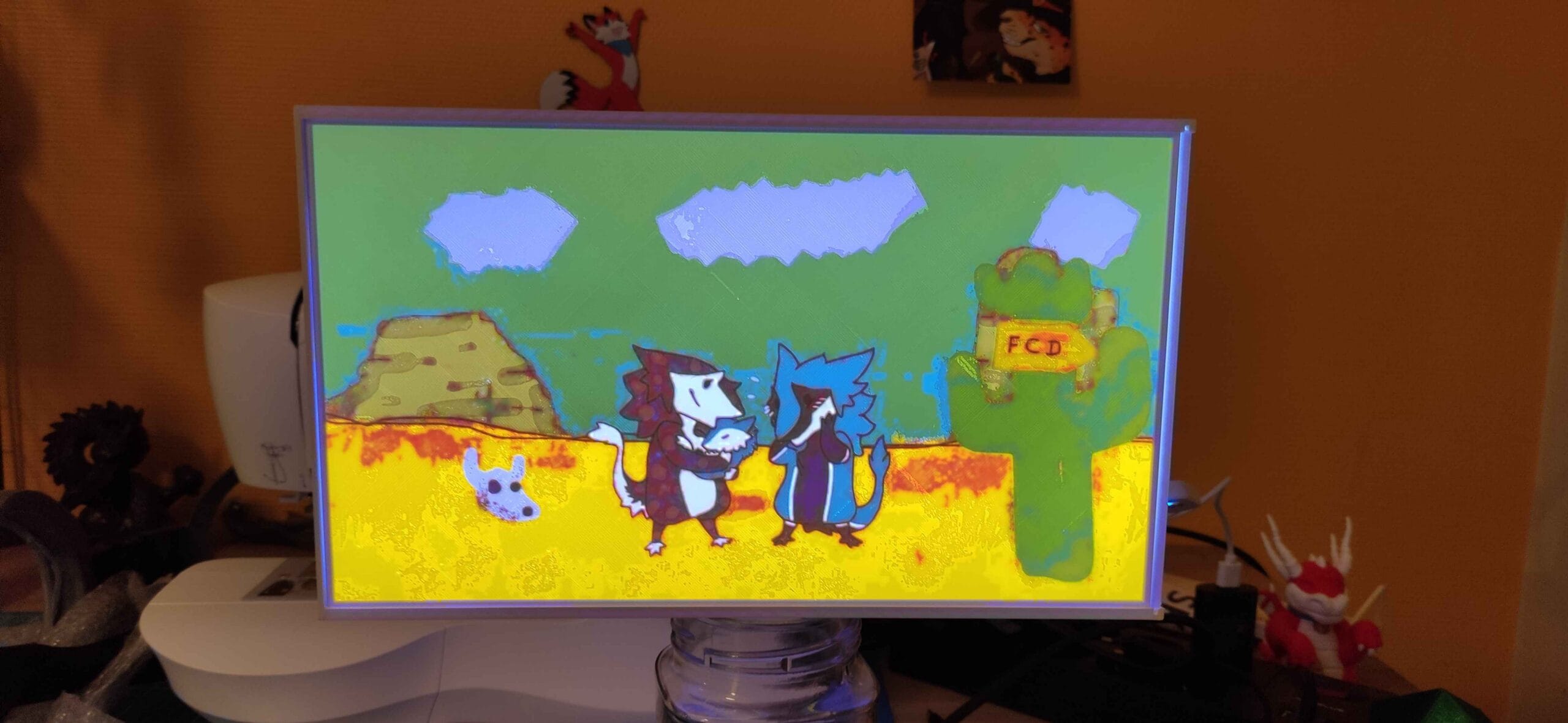 Lampe Lithophane Famille Sergal