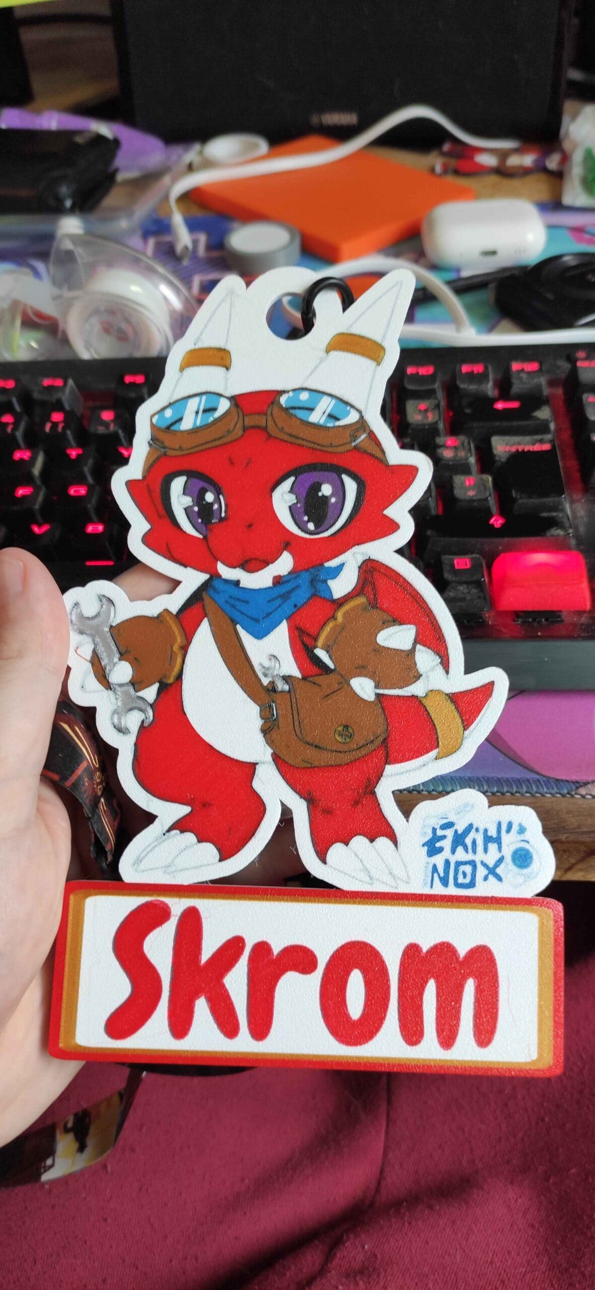Badge 3D Skrom