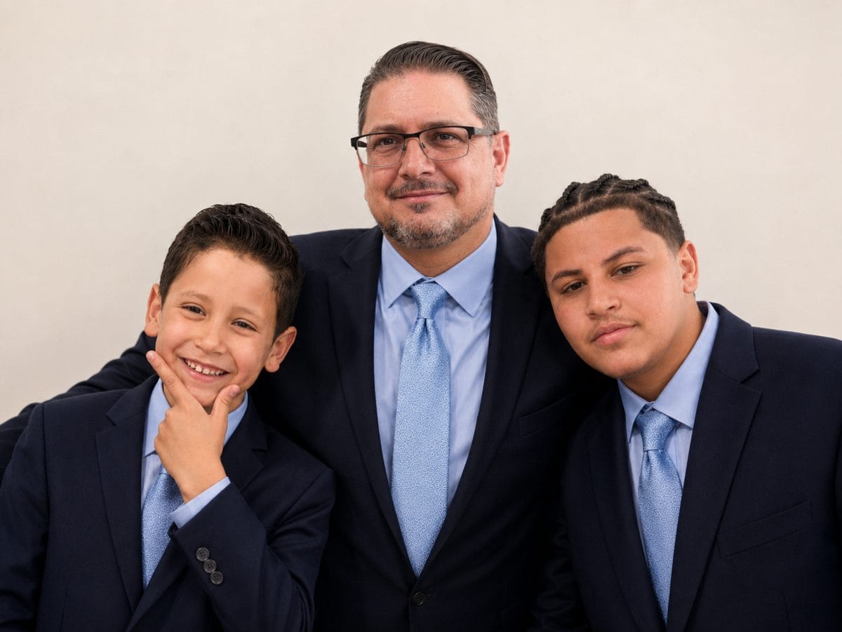 Cory Levine and his two sons