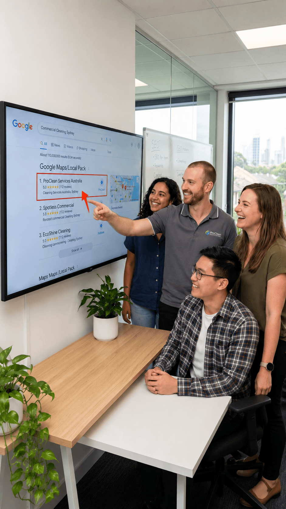 Cleaning company SEO strategy and results — Moppsters Australia