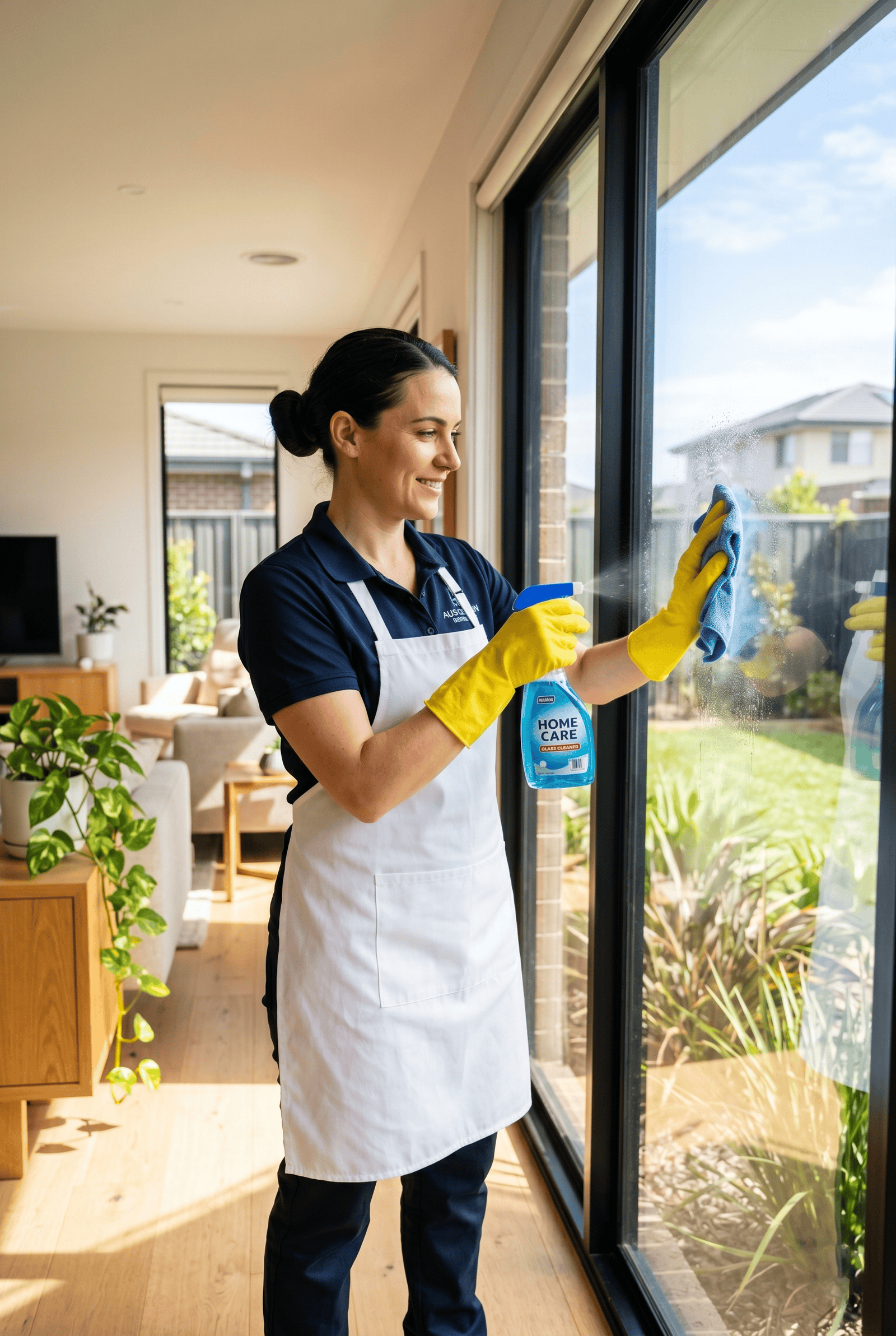 Professional cleaning team,the businesses Moppsters was built to serve