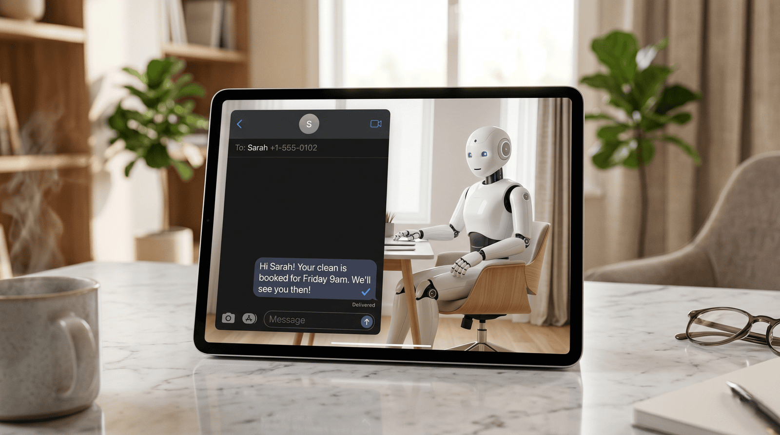Automatic appointment booking system for cleaning companies