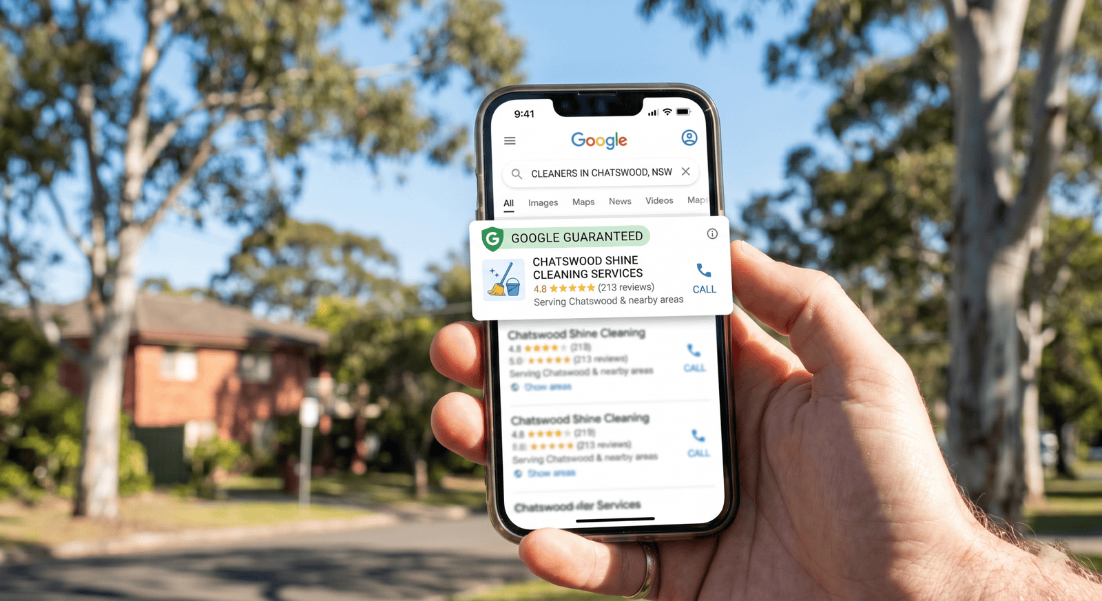 Google Local Services Ads for cleaning businesses