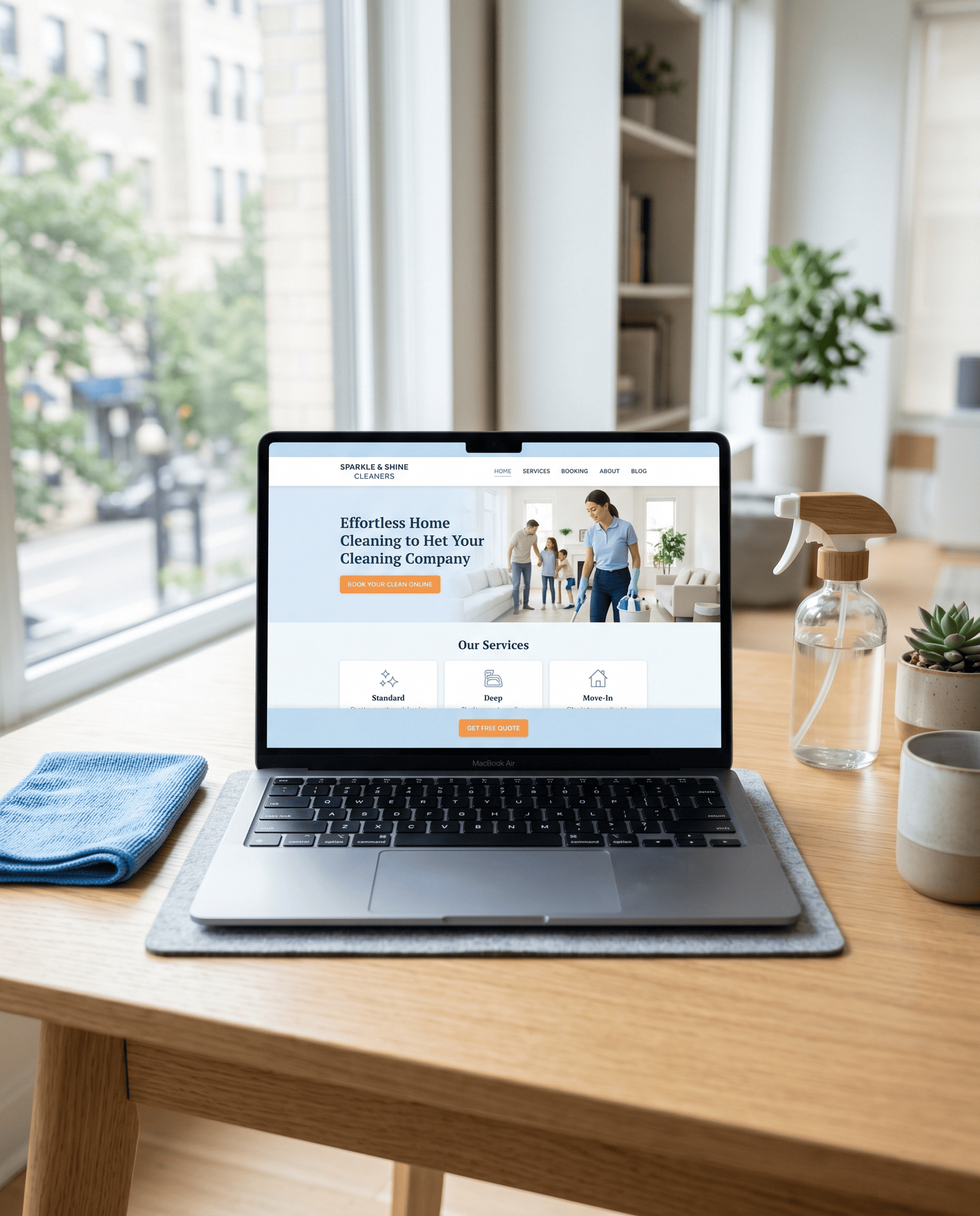 Website development for cleaning companies