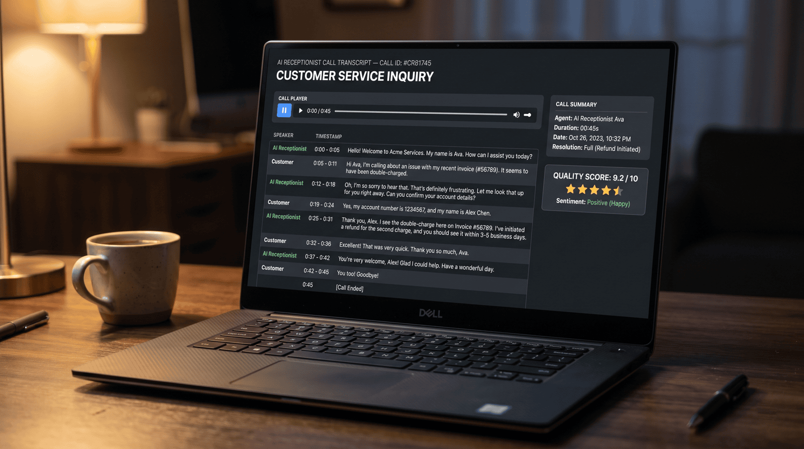 Automated lead qualification for cleaning business enquiries
