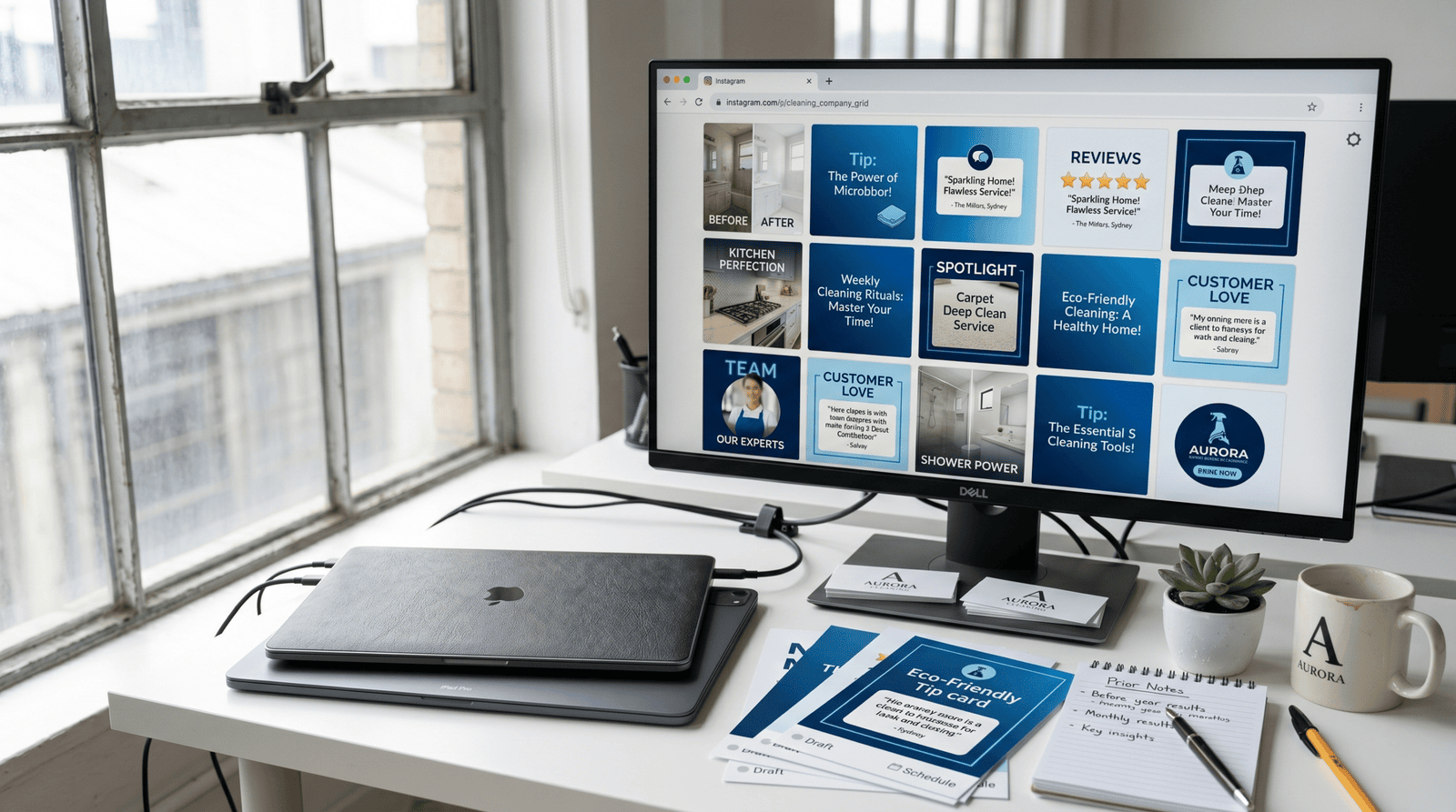 Professional cleaning results shared on social media Australia