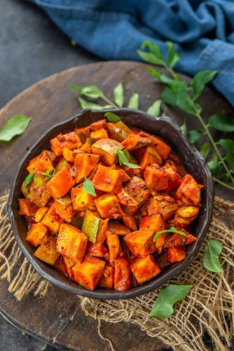 A raw mango pickle with chilli, mustard seed and curry leaves, introduced to me by the Malayali side of the family, is an instant hit