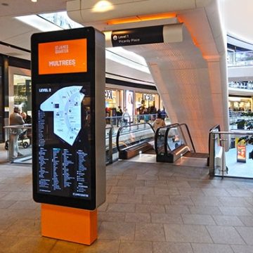 St James Quarter intuitive wayfinding design