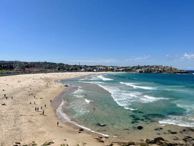View of bondi beach