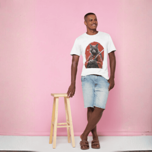 Samurai Whiskers – Classic T-Shirt