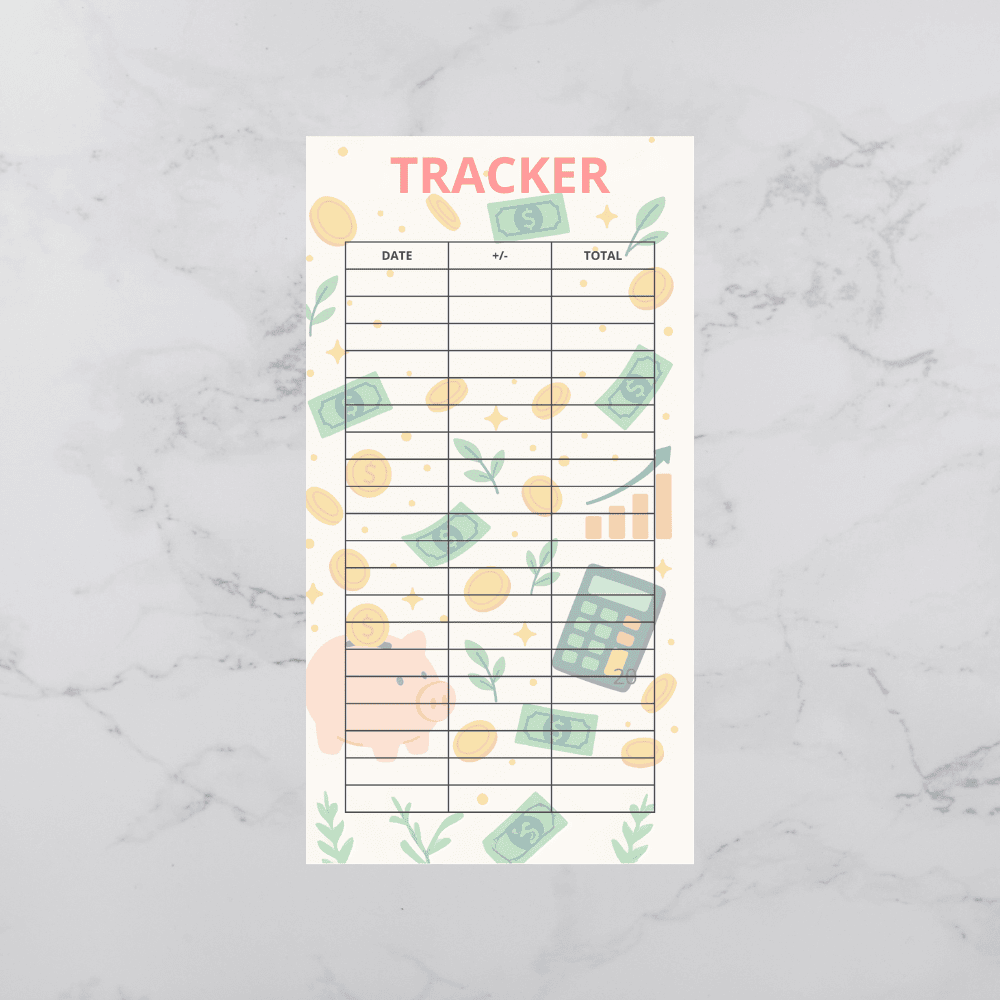 Tracker card detail