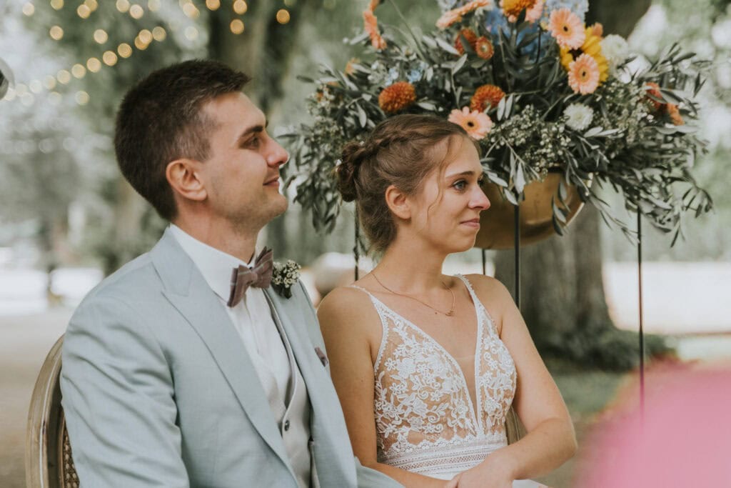 Freie Trauung eines Hochzeitspaar im Magical Homes in der Allee