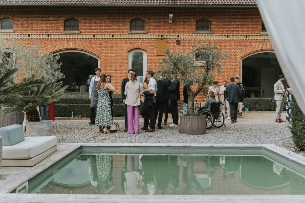Poolbereich im Magical Homes Heroldstatt