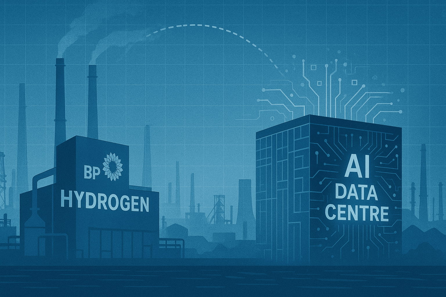 bp teesside hydrogen project withdrawal and Teesside AI data centre
