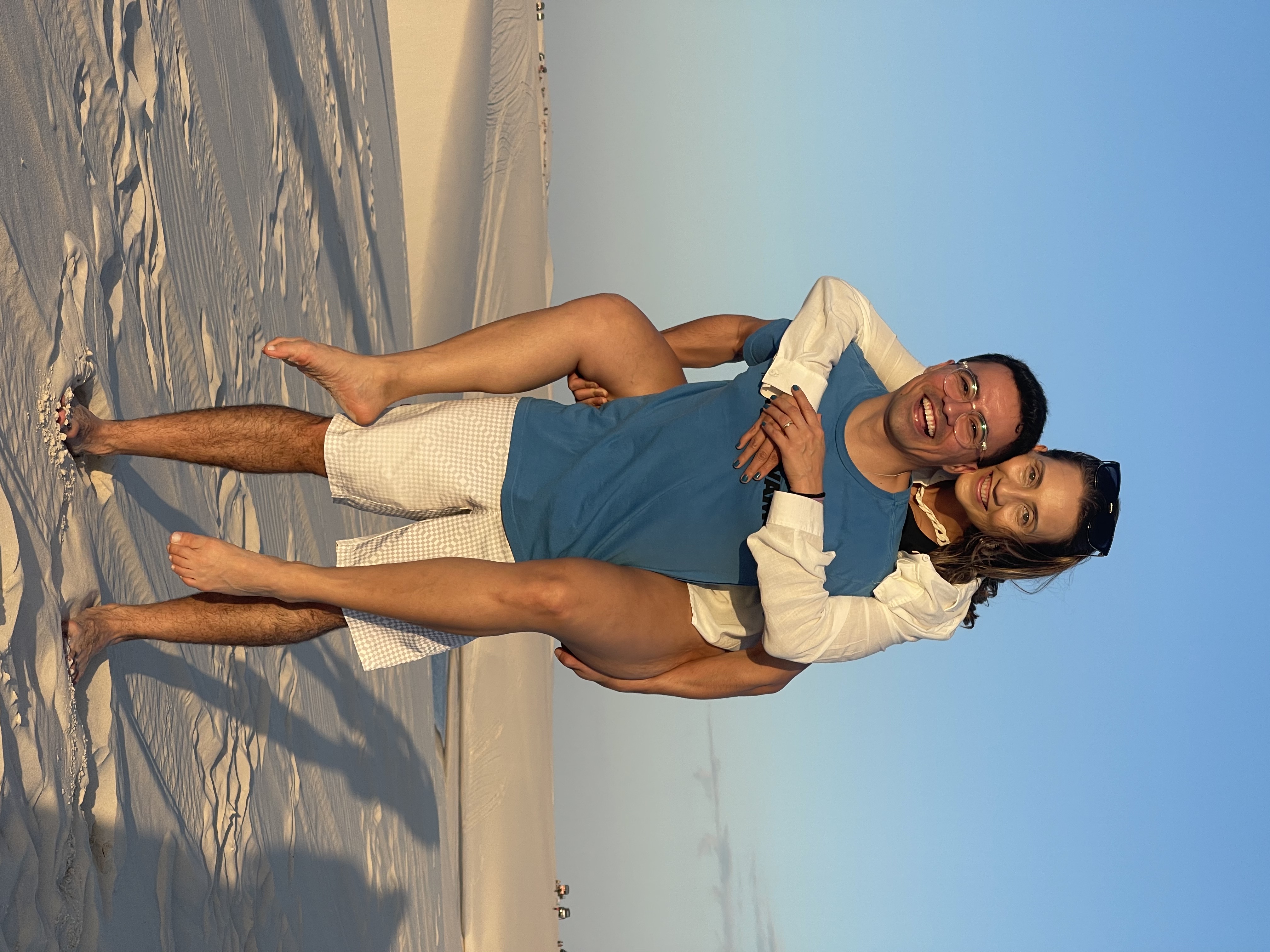 Casal nos Lençóis Maranhenses