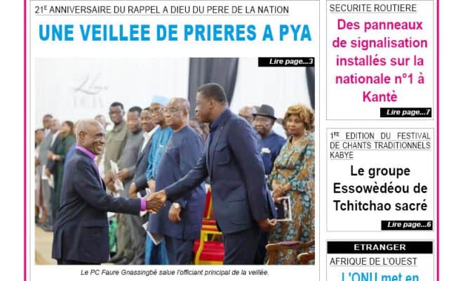  TOGO-PRESSE N° 12224 DU 6 FEVRIER 2026