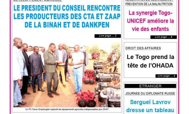  TOGO-PRESSE N° 12226 DU 10 FEVRIER 2026