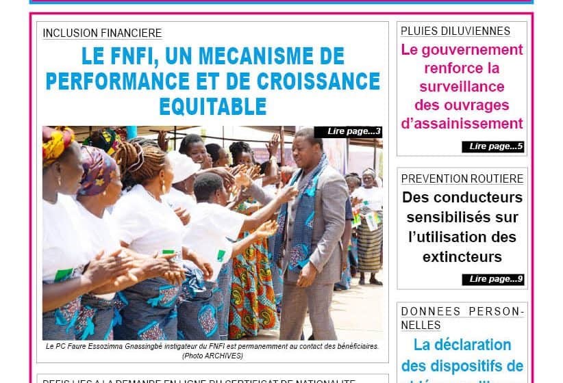  TOGO-PRESSE N° 12261 DU 1ER AVRIL 2026