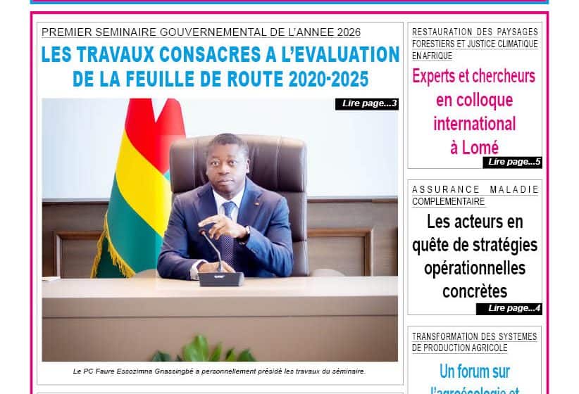  TOGO-PRESSE N° 12265 DU 8 AVRIL 2026