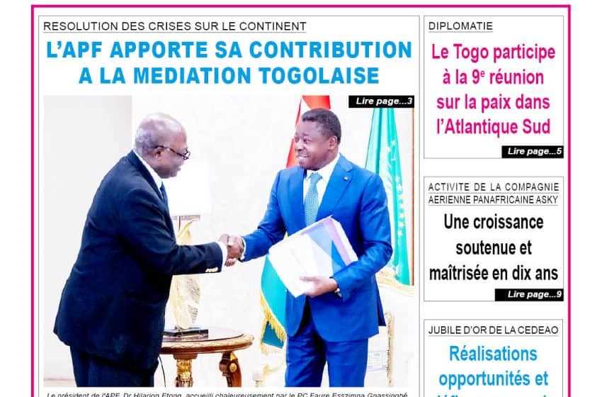  TOGO-PRESSE N° 12268 DU 13 AVRIL 2026