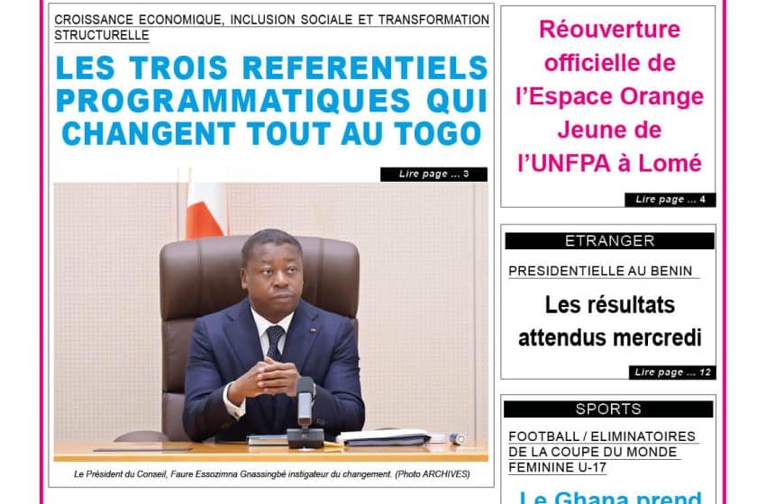  TOGO-PRESSE N° 12269 DU 14 AVRIL 2026