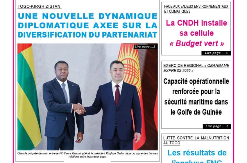  TOGO-PRESSE N° 12281 DU 4 MAI 2026