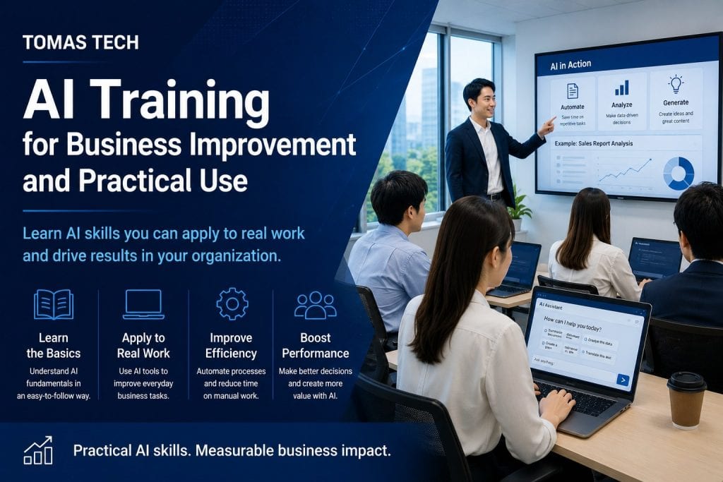 TOMAS TECH Launches “AI Adoption Training” — A Hands-On Generative AI Program for Businesses in Thailand