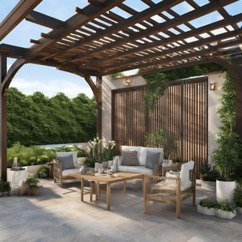 tonnelle-pergola-choisir tonnelle ou pergola avec un salon de jardin
