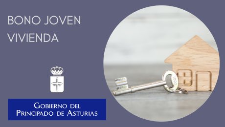 logotipo bono joven vivienda del Gobierno del Principado de Asturias