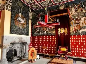 The queens inner hall in James V's Palace at Stirling Castle the on one of our Day tours at tourguidescotland.com