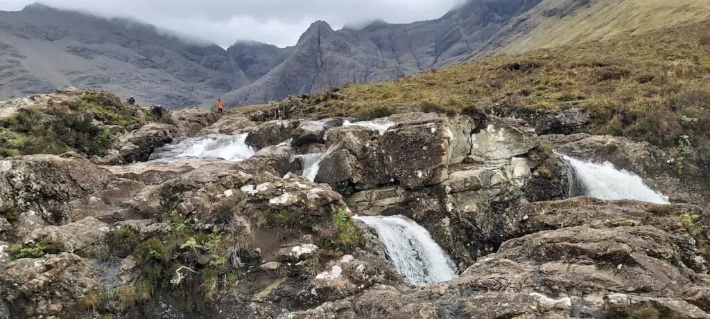 Fairy pools at Glen Brittle on the Isle of Skye