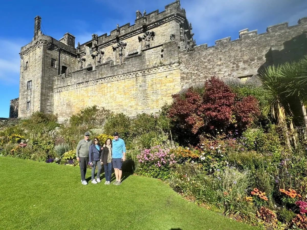 Queen Anne Gardens in Stirling Castle