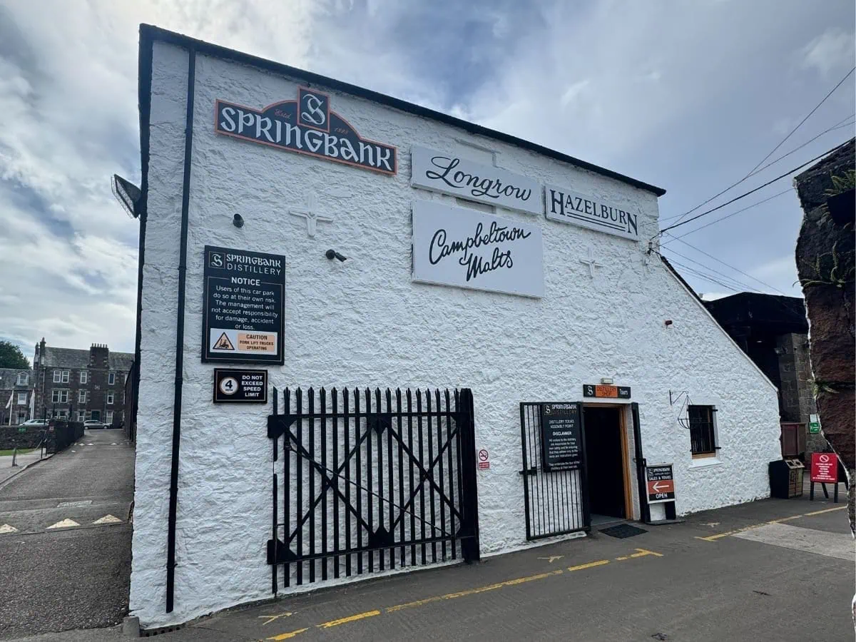 Springbank Distillery in Campbelltown