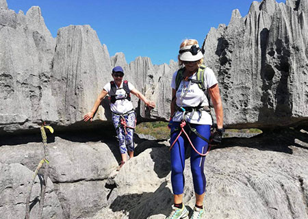 National park Bemaraha Red Island Race Madagascar